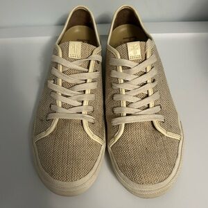 Frye Men's Beige Canvas Sneakers